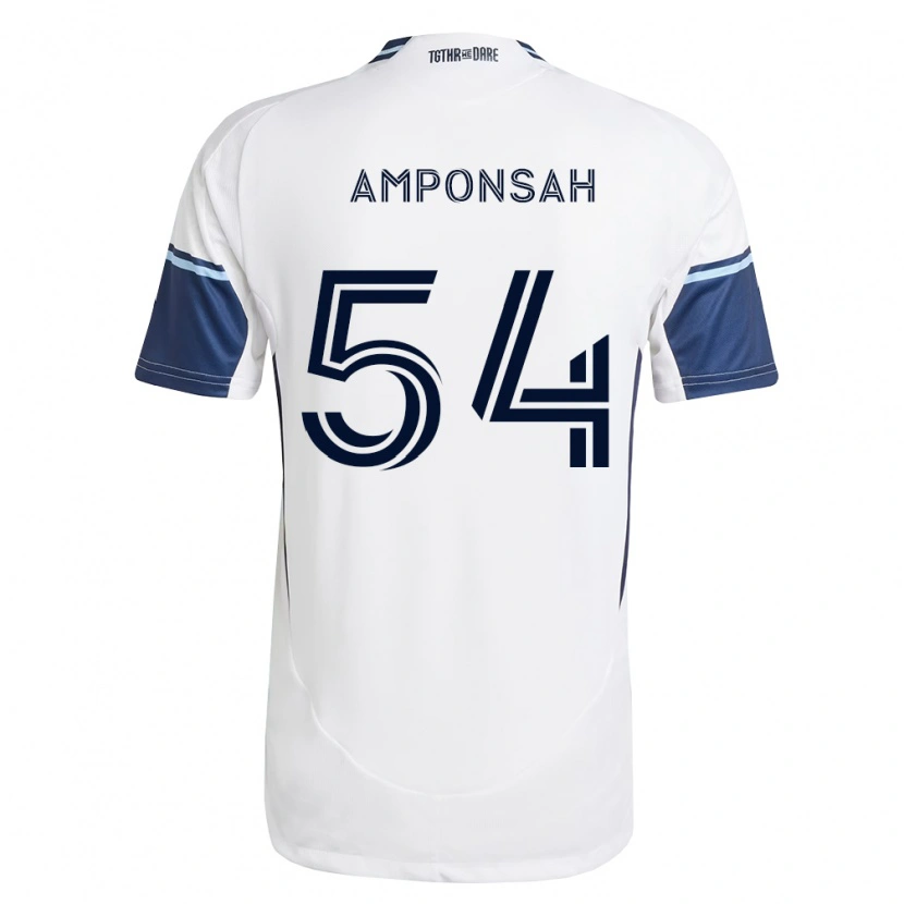 Danxen Damen Prince Amponsah #54 Weiß Königsblau Heimtrikot Trikot 2026/27 T-Shirt