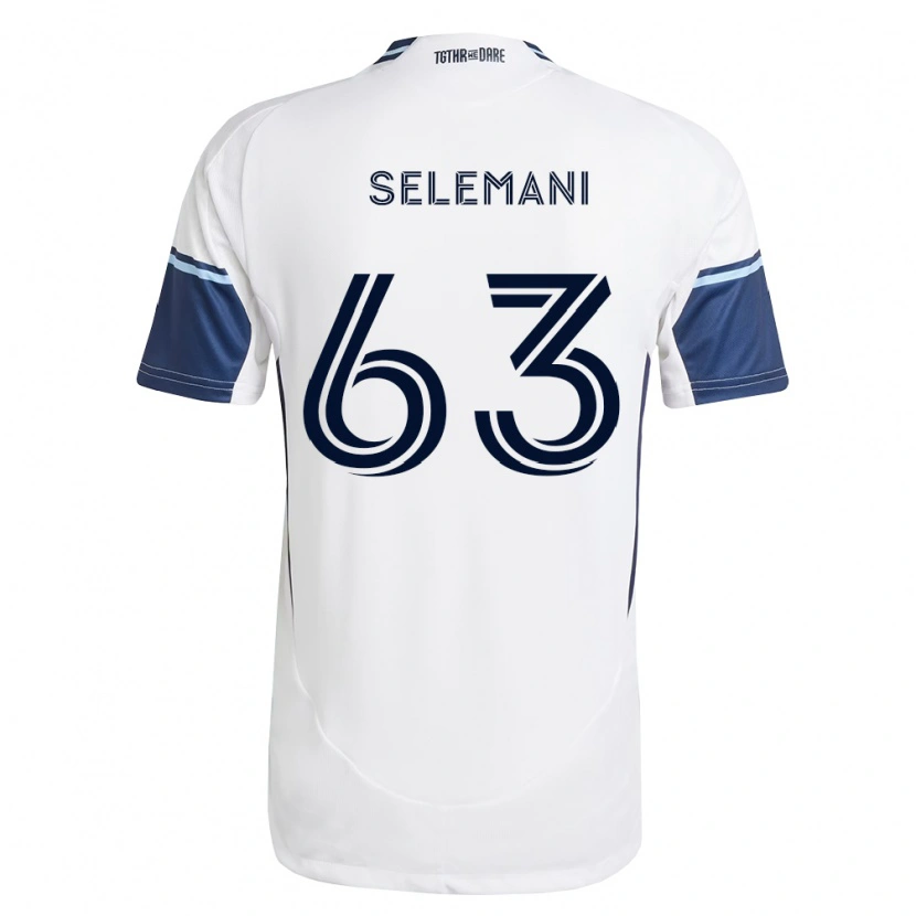 Danxen Damen Johnny Selemani #63 Weiß Königsblau Heimtrikot Trikot 2026/27 T-Shirt