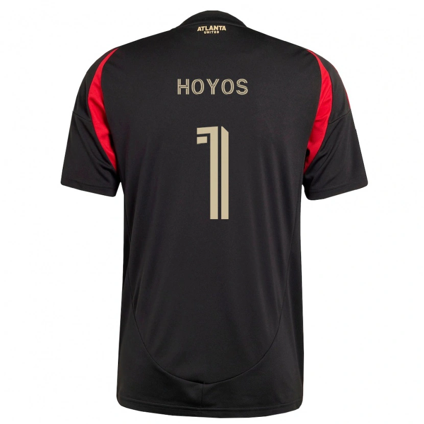 Danxen Damen Lucas Hoyos #1 Schwarz Rot Heimtrikot Trikot 2026/27 T-Shirt