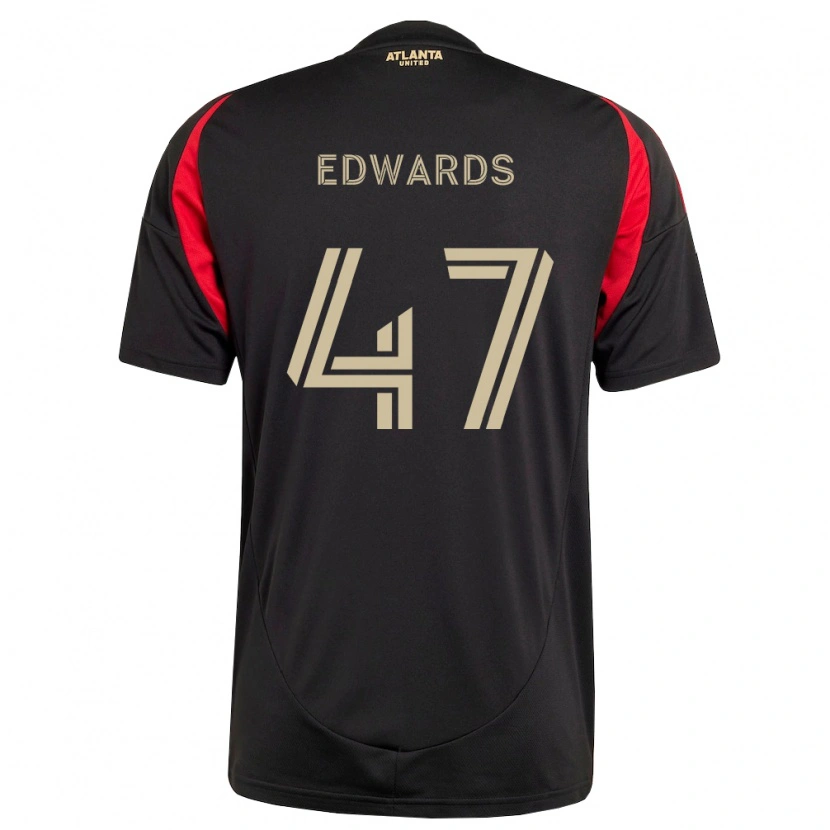 Danxen Damen Matthew Edwards #47 Schwarz Rot Heimtrikot Trikot 2026/27 T-Shirt