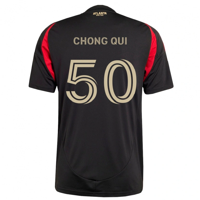 Danxen Damen Dominik Chong Qui #50 Schwarz Rot Heimtrikot Trikot 2026/27 T-Shirt