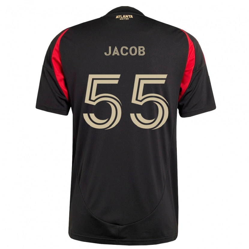 Danxen Damen Tomás Jacob #55 Schwarz Rot Heimtrikot Trikot 2026/27 T-Shirt