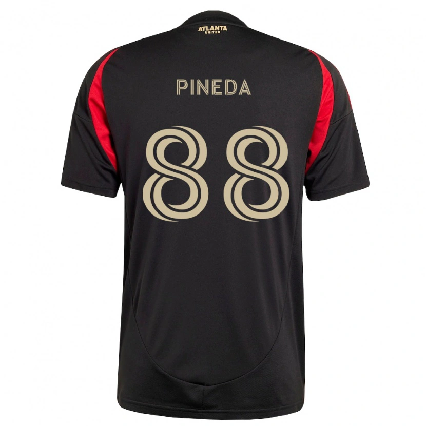Danxen Damen Miguel Pineda #88 Schwarz Rot Heimtrikot Trikot 2026/27 T-Shirt