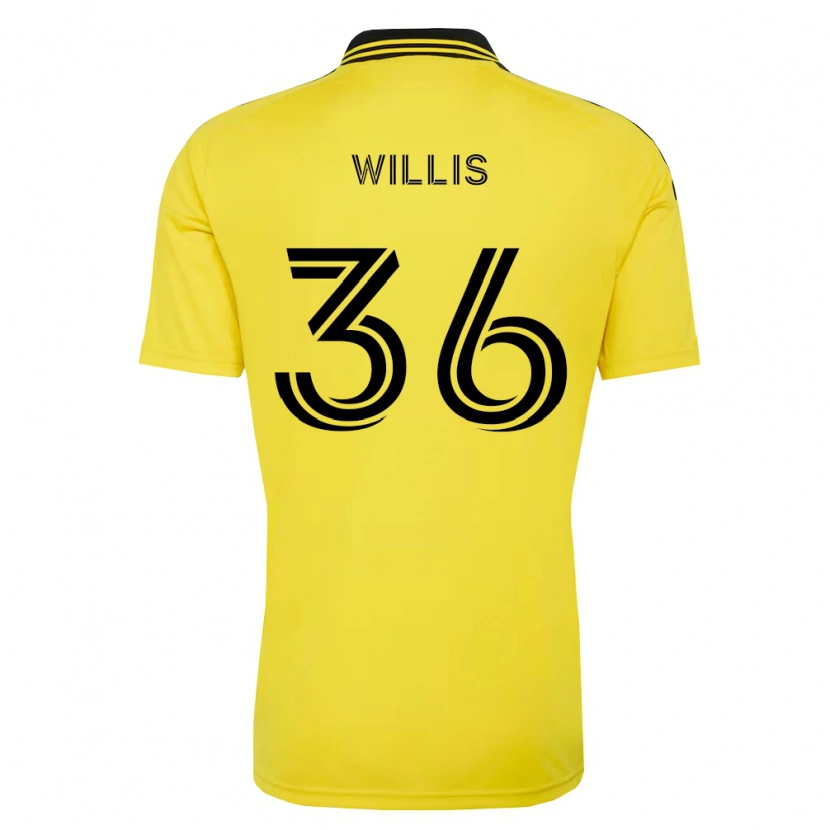 Danxen Damen Pharrell Willis #36 Gelb Schwarz Heimtrikot Trikot 2026/27 T-Shirt