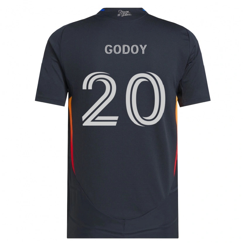 Danxen Damen Aníbal Godoy #20 Dunkelgrau Rot Heimtrikot Trikot 2026/27 T-Shirt