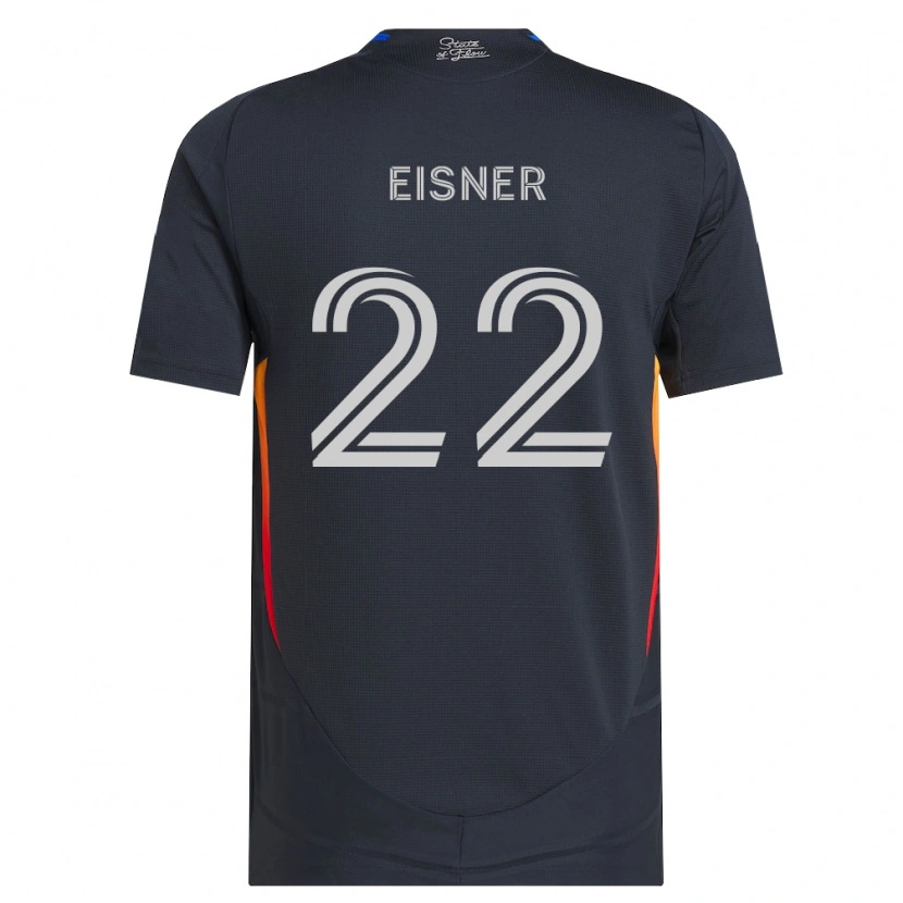 Danxen Damen Wilson Eisner #22 Dunkelgrau Rot Heimtrikot Trikot 2026/27 T-Shirt