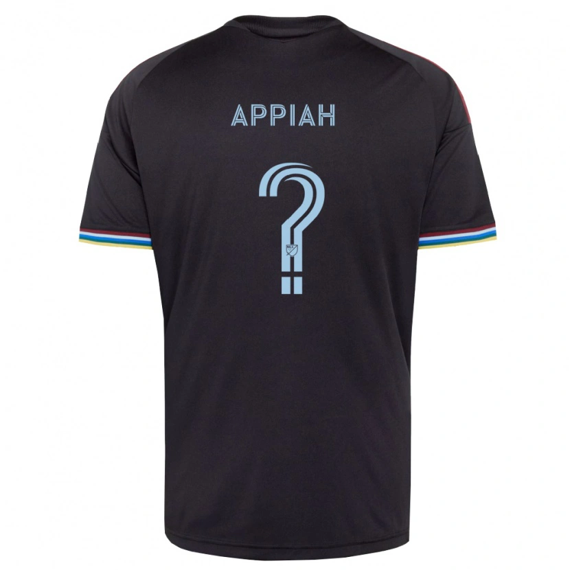 Danxen Damen Aiden Appiah #0 Schwarz Himmelblau Heimtrikot Trikot 2026/27 T-Shirt