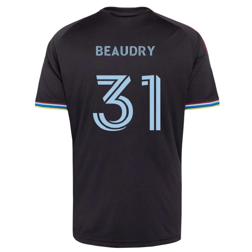 Danxen Damen Adam Beaudry #31 Schwarz Himmelblau Heimtrikot Trikot 2026/27 T-Shirt