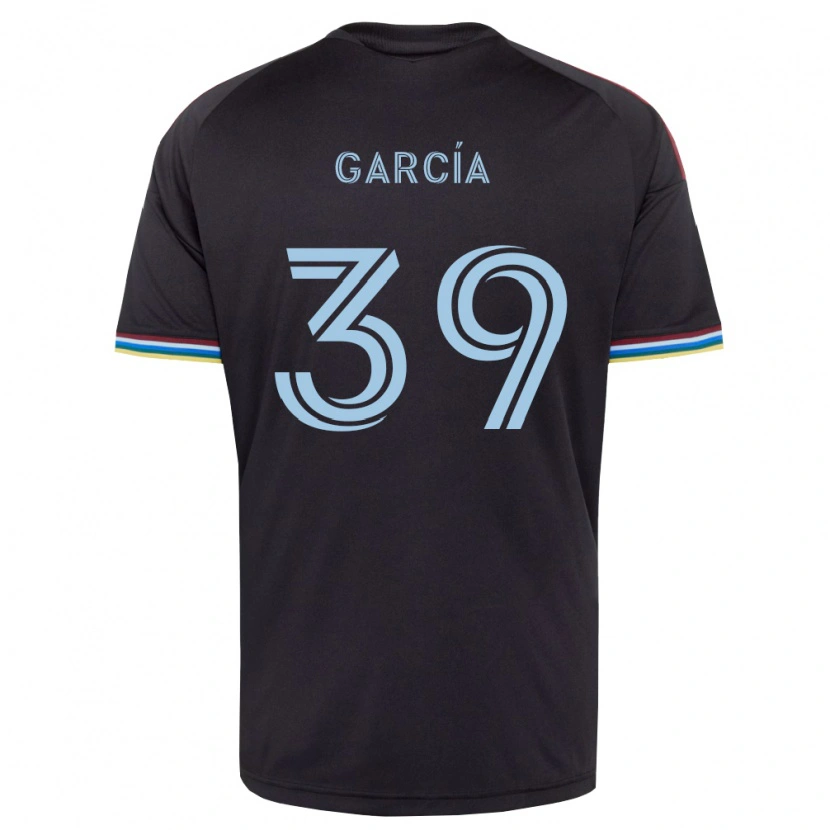 Danxen Damen Luis García #39 Schwarz Himmelblau Heimtrikot Trikot 2026/27 T-Shirt