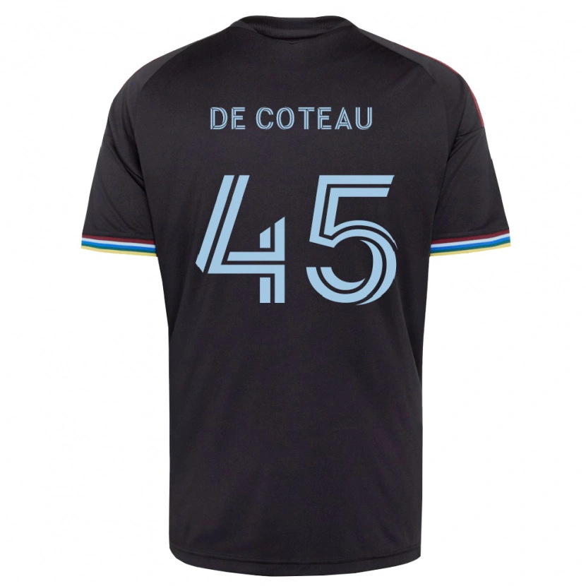 Danxen Damen Jabari De Coteau #45 Schwarz Himmelblau Heimtrikot Trikot 2026/27 T-Shirt