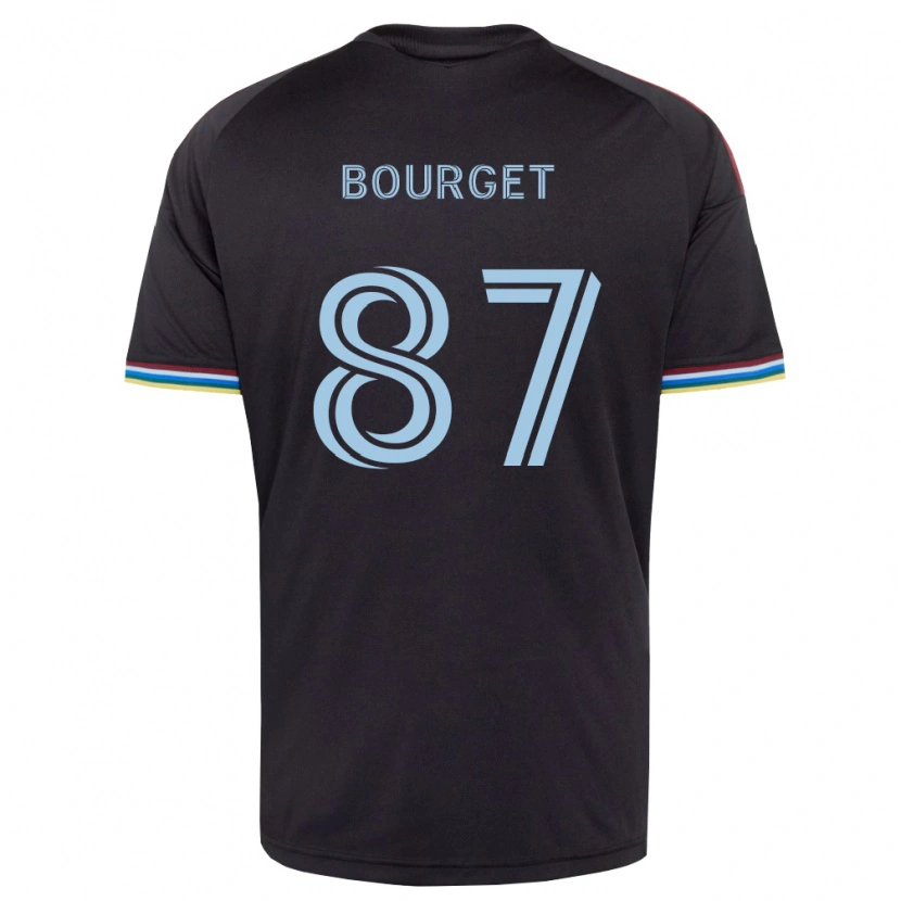 Danxen Damen Sebastian Bourget #87 Schwarz Himmelblau Heimtrikot Trikot 2026/27 T-Shirt