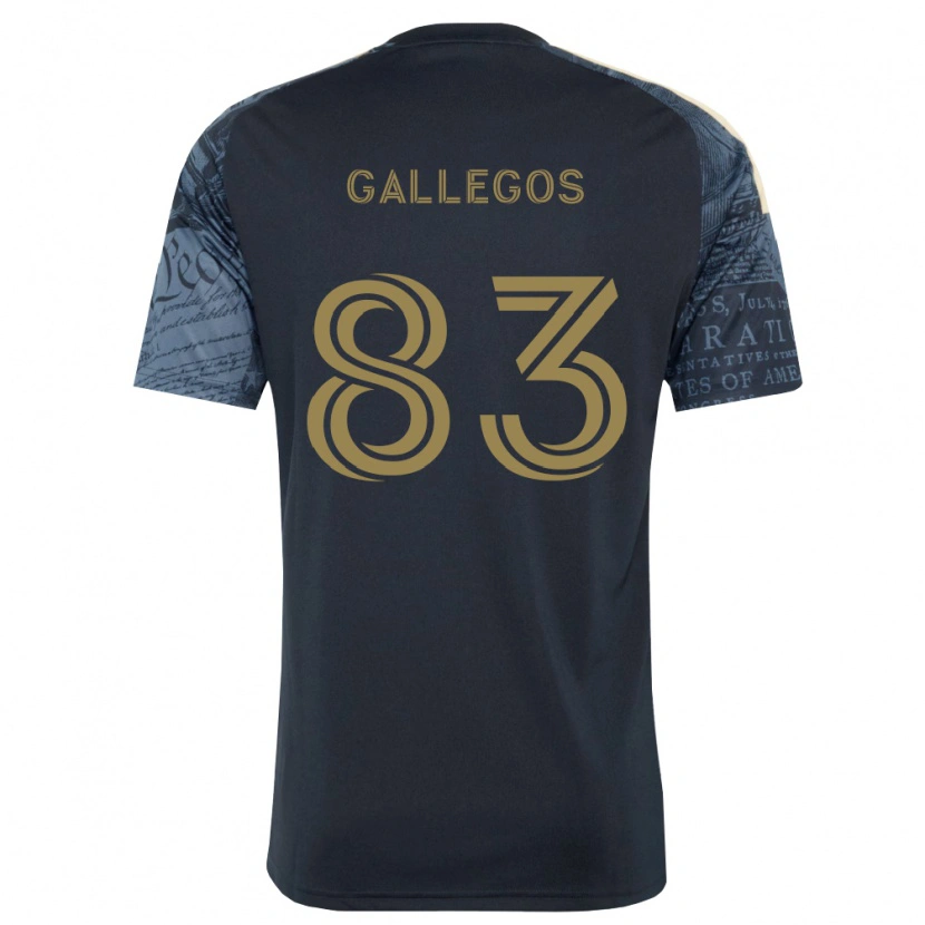 Danxen Damen Mateo Gallegos #83 Marineblau Braun Heimtrikot Trikot 2026/27 T-Shirt