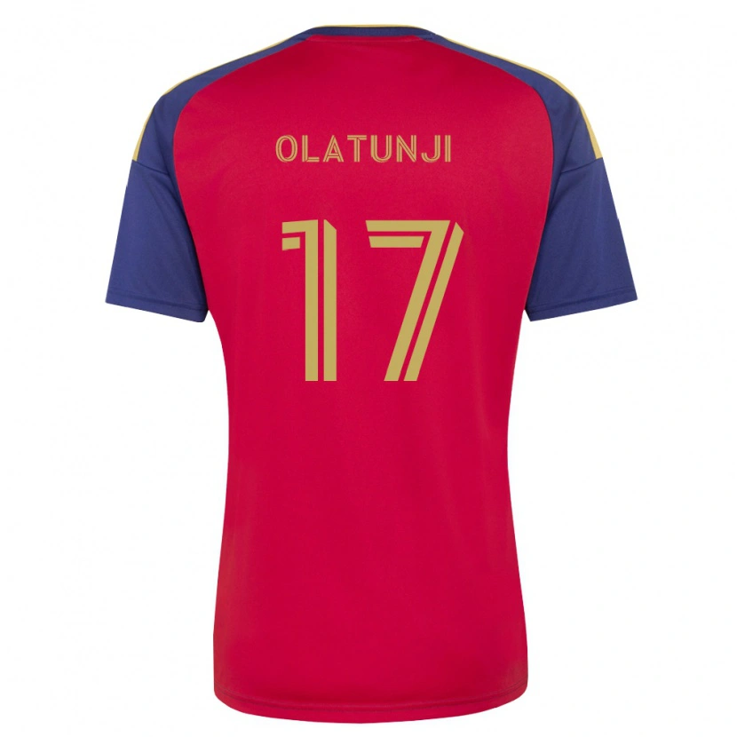 Danxen Damen Victor Olatunji #17 Königsblau Braun Rot Heimtrikot Trikot 2026/27 T-Shirt
