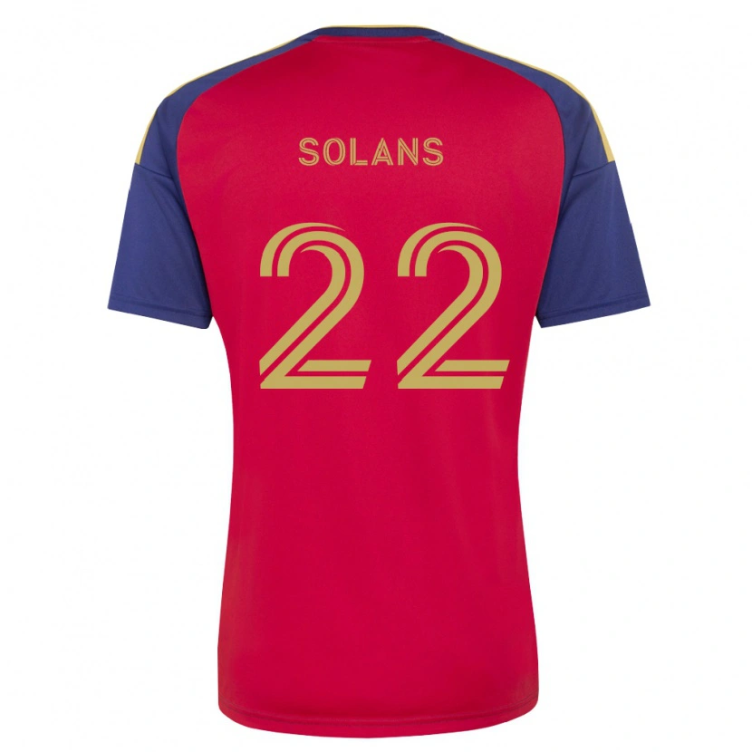 Danxen Damen Sergi Solans #22 Königsblau Braun Rot Heimtrikot Trikot 2026/27 T-Shirt