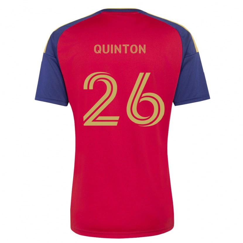 Danxen Damen Philip Quinton #26 Königsblau Braun Rot Heimtrikot Trikot 2026/27 T-Shirt