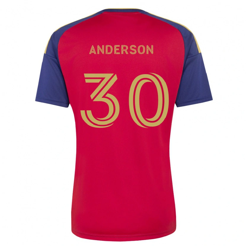 Danxen Damen Owen Anderson #30 Königsblau Braun Rot Heimtrikot Trikot 2026/27 T-Shirt