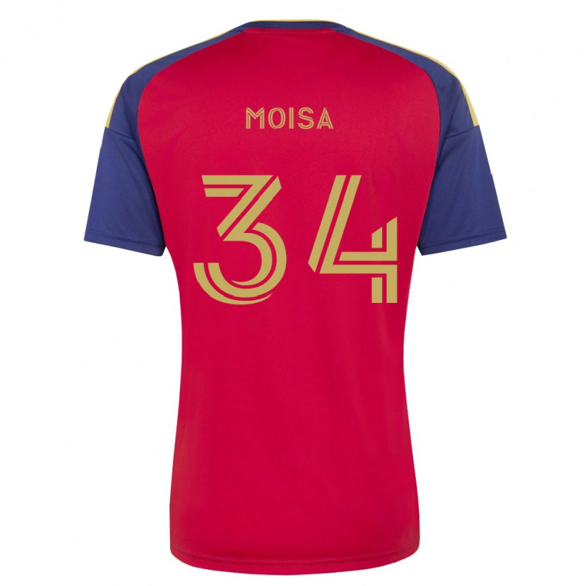 Danxen Damen Luca Moisa #34 Königsblau Braun Rot Heimtrikot Trikot 2026/27 T-Shirt