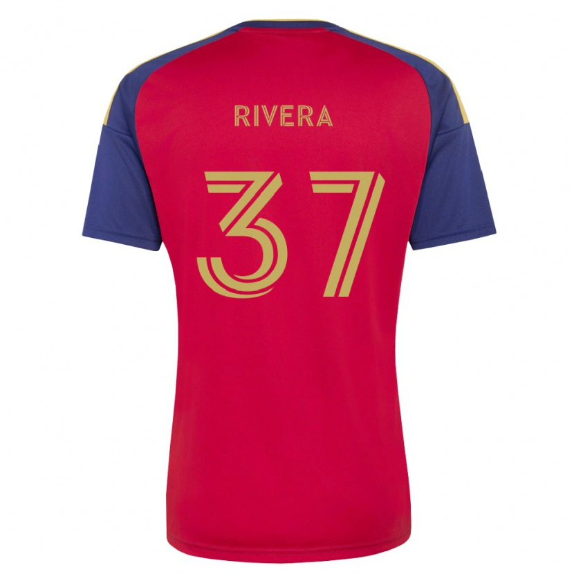 Danxen Damen Luis Rivera #37 Königsblau Braun Rot Heimtrikot Trikot 2026/27 T-Shirt