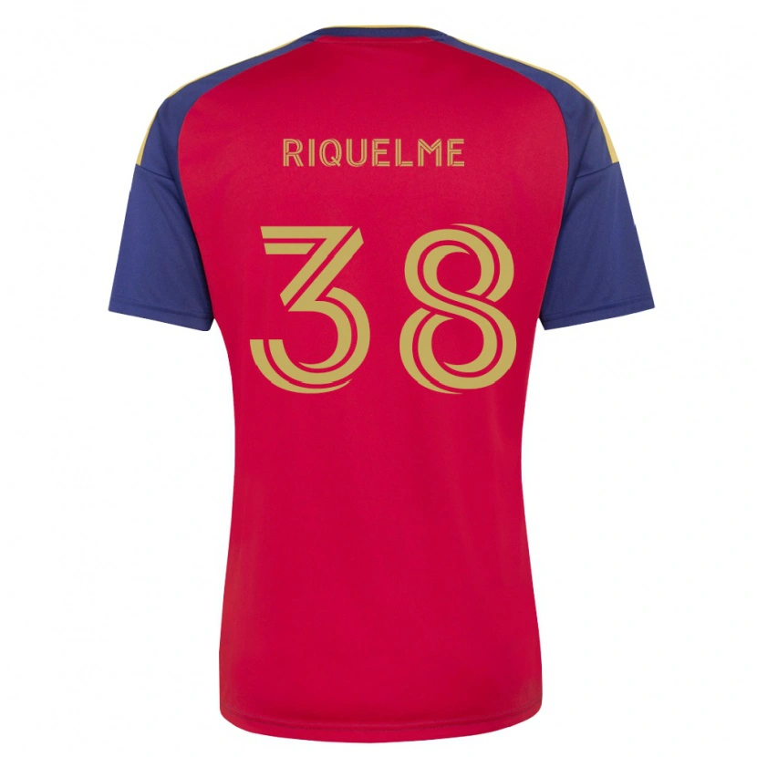 Danxen Damen Antonio Riquelme #38 Königsblau Braun Rot Heimtrikot Trikot 2026/27 T-Shirt