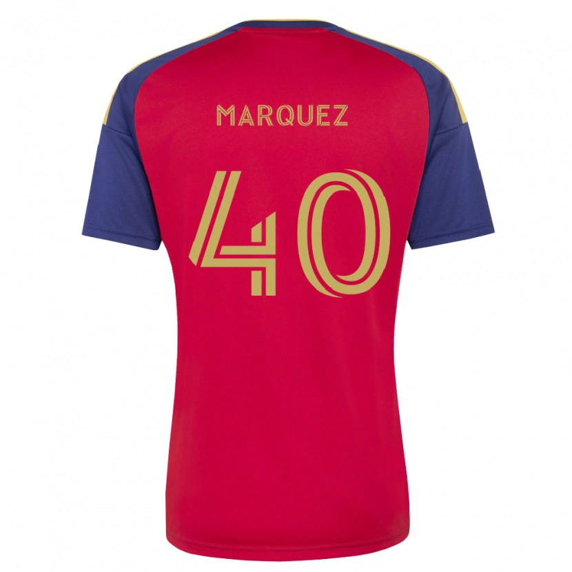 Danxen Damen Omar Marquez #40 Königsblau Braun Rot Heimtrikot Trikot 2026/27 T-Shirt