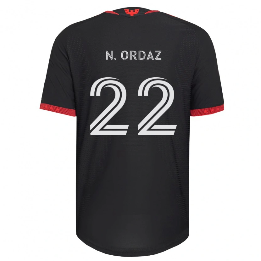 Danxen Damen Nathan Ordaz #22 Schwarz Weiß Rot Heimtrikot Trikot 2026/27 T-Shirt