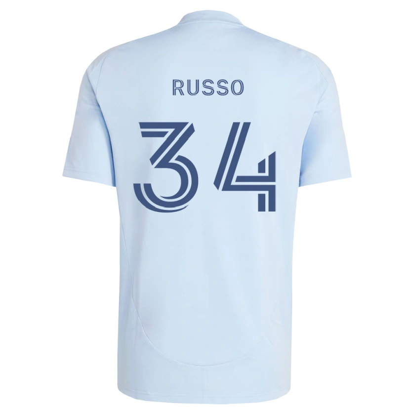 Danxen Damen Daniel Russo #34 Hellblau Hellgrau Heimtrikot Trikot 2026/27 T-Shirt