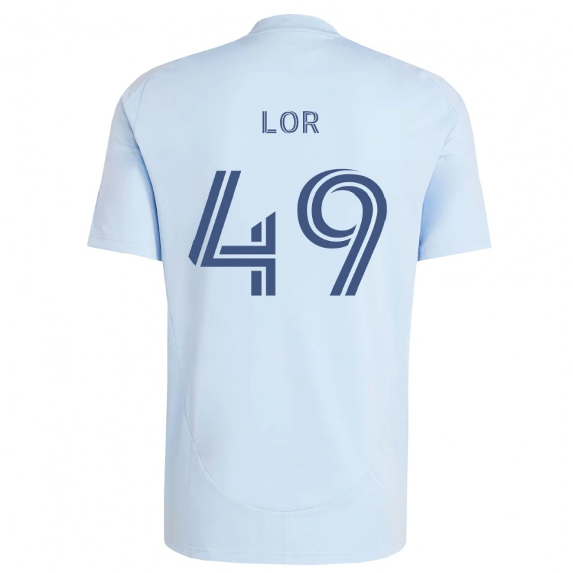 Danxen Damen Troy Lor #49 Hellblau Hellgrau Heimtrikot Trikot 2026/27 T-Shirt