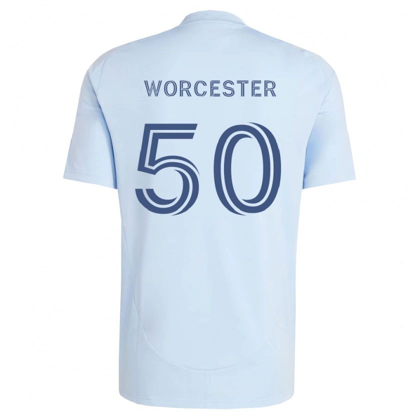 Danxen Damen Sam Worcester #50 Hellblau Hellgrau Heimtrikot Trikot 2026/27 T-Shirt