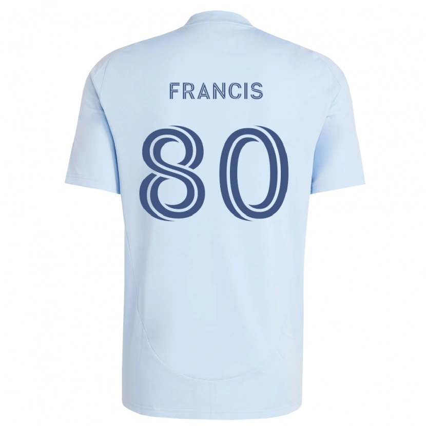 Danxen Damen Makhi Francis #80 Hellblau Hellgrau Heimtrikot Trikot 2026/27 T-Shirt