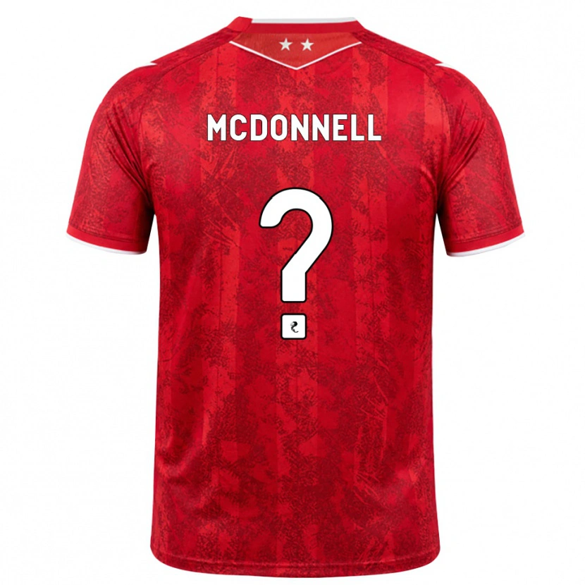 Danxen Damen Noah Mcdonnell #0 Rot Weiß Heimtrikot Trikot 2026/27 T-Shirt