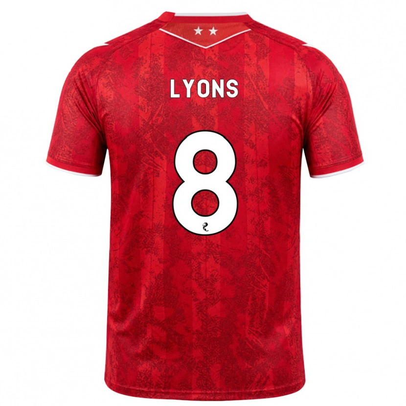 Danxen Damen Brad Lyons #8 Rot Weiß Heimtrikot Trikot 2026/27 T-Shirt