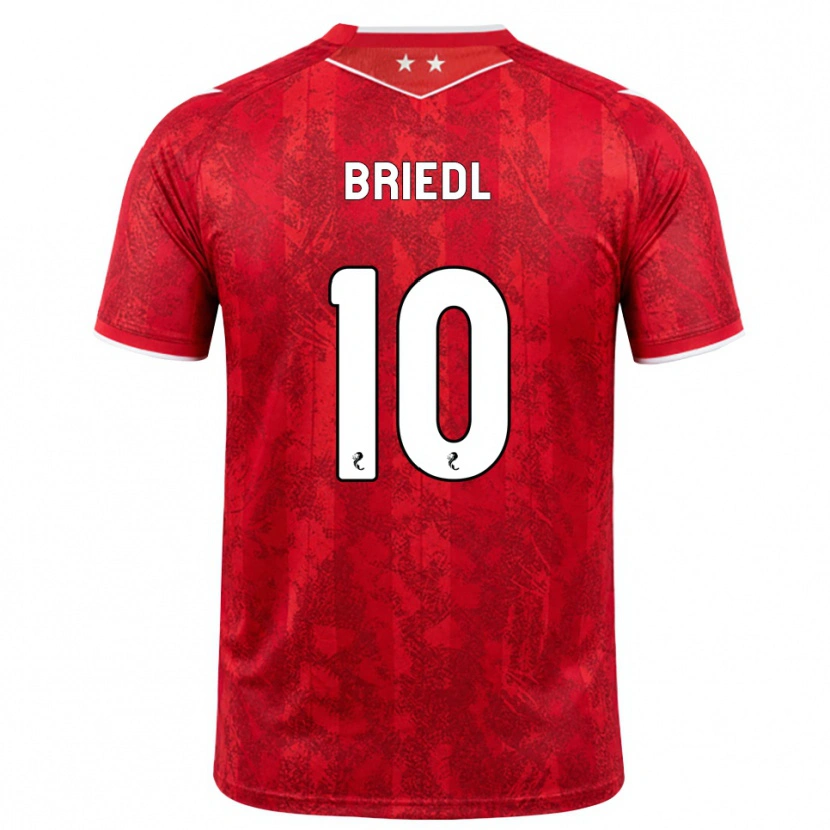 Danxen Damen Alexander Briedl #10 Rot Weiß Heimtrikot Trikot 2026/27 T-Shirt