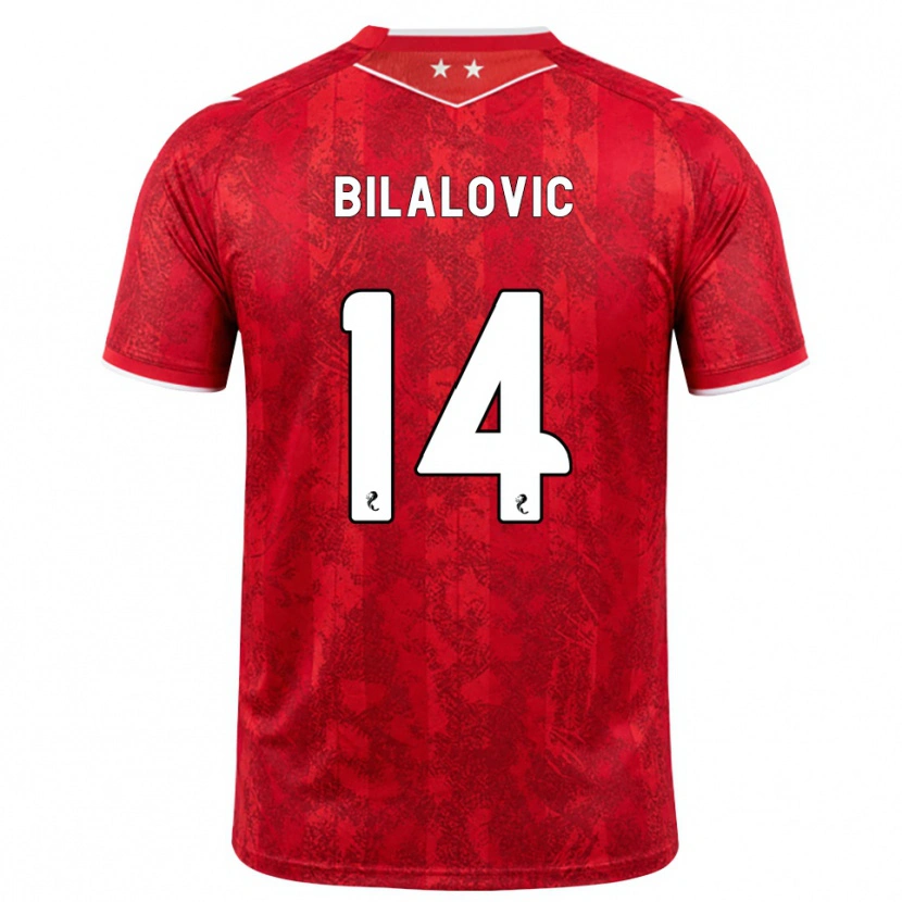 Danxen Damen Kenan Bilalovic #14 Rot Weiß Heimtrikot Trikot 2026/27 T-Shirt