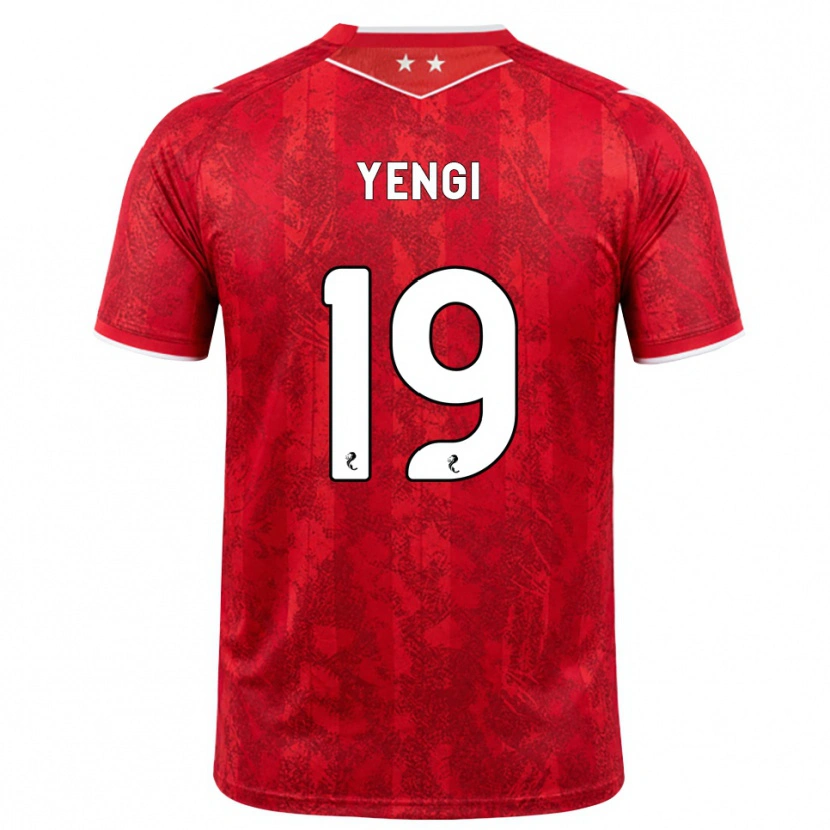 Danxen Damen Kusini Yengi #19 Rot Weiß Heimtrikot Trikot 2026/27 T-Shirt