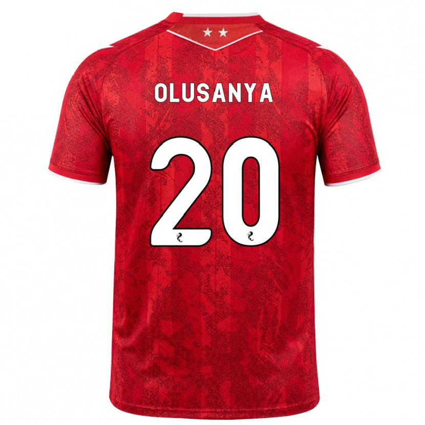 Danxen Damen Toyosi Olusanya #20 Rot Weiß Heimtrikot Trikot 2026/27 T-Shirt