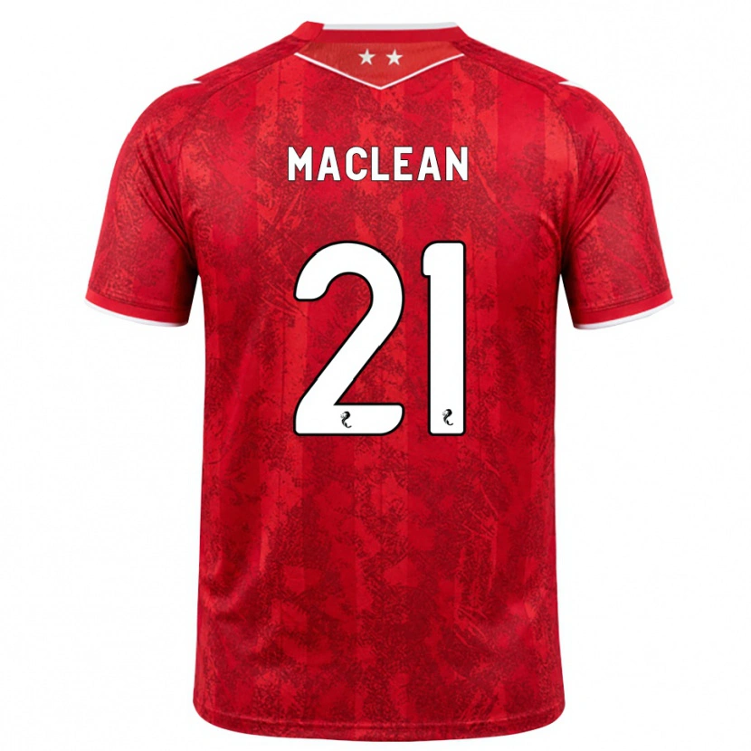 Danxen Damen Miriam Maclean #21 Rot Weiß Heimtrikot Trikot 2026/27 T-Shirt