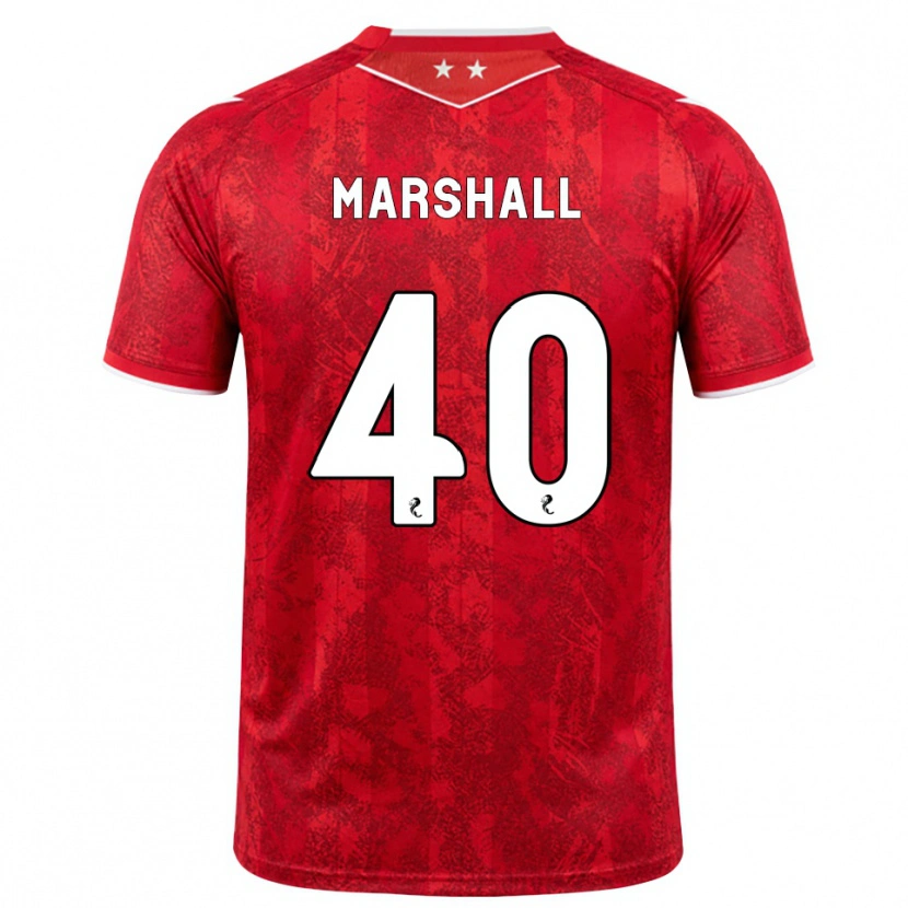 Danxen Damen Findlay Marshall #40 Rot Weiß Heimtrikot Trikot 2026/27 T-Shirt