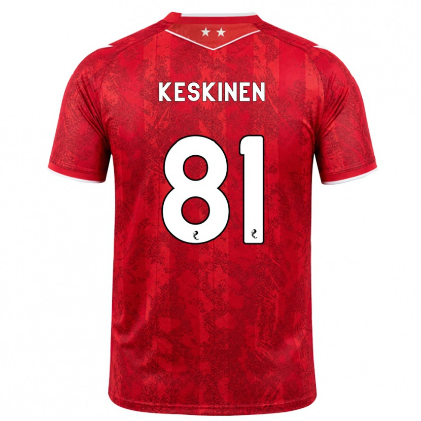 Danxen Damen Topi Keskinen #81 Rot Weiß Heimtrikot Trikot 2026/27 T-Shirt