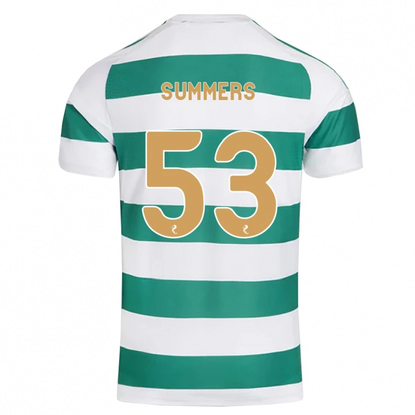 Danxen Damen Ben Summers #53 Darkcyan Weiß Heimtrikot Trikot 2026/27 T-Shirt