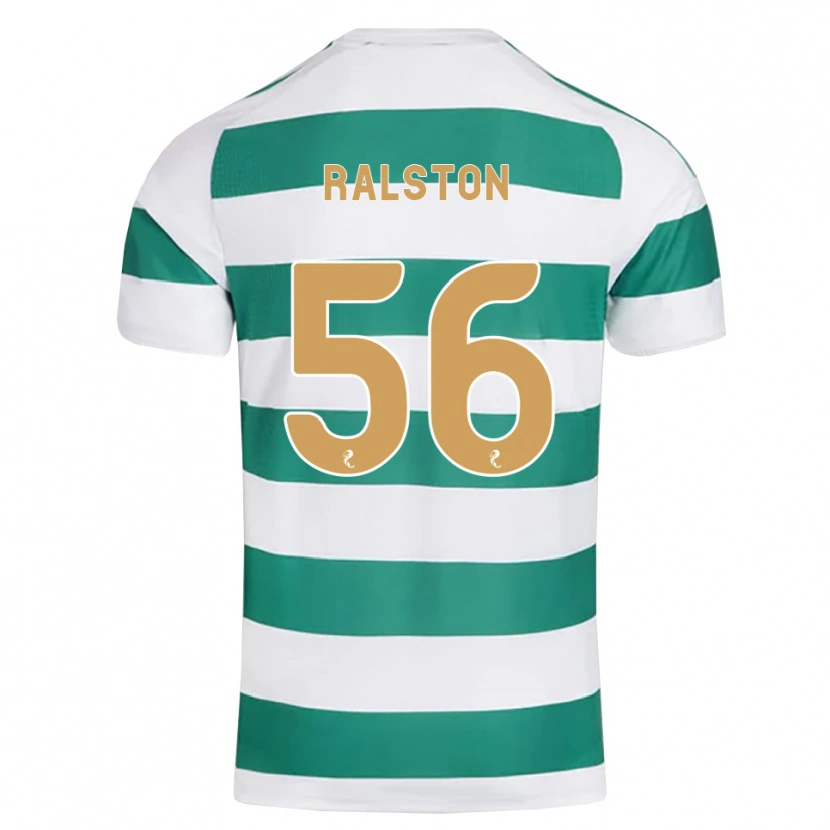 Danxen Damen Anthony Ralston #56 Darkcyan Weiß Heimtrikot Trikot 2026/27 T-Shirt