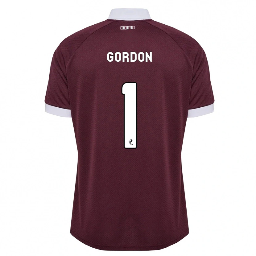Danxen Damen Craig Gordon #1 Burgunder Weiß Heimtrikot Trikot 2026/27 T-Shirt