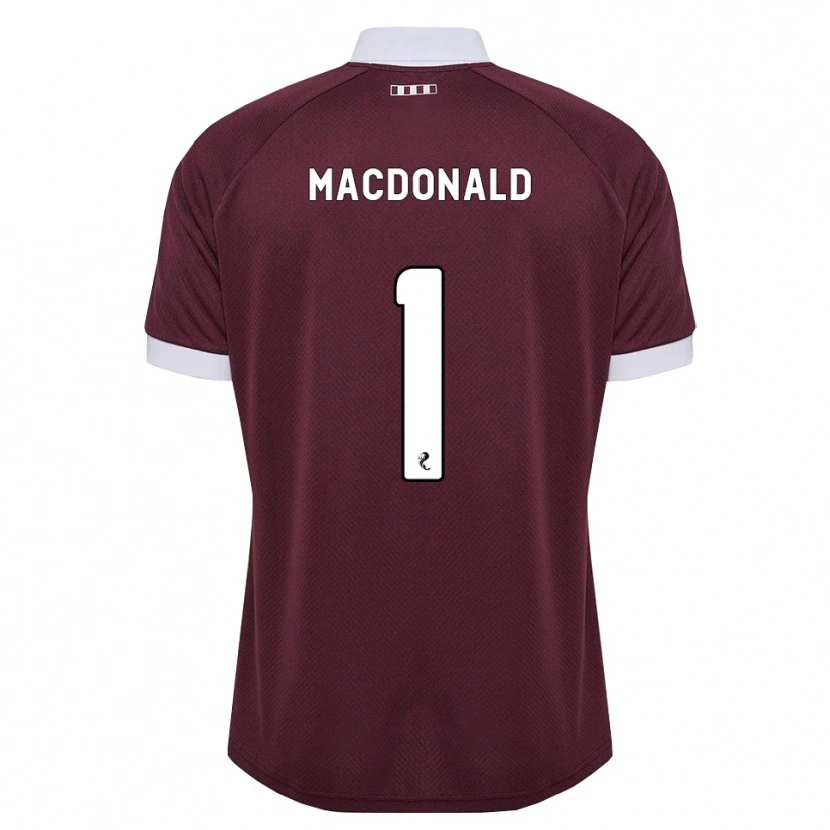 Danxen Damen Jamie Macdonald #1 Burgunder Weiß Heimtrikot Trikot 2026/27 T-Shirt