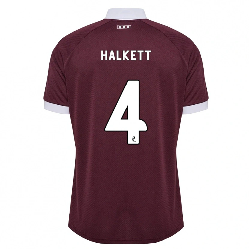 Danxen Damen Craig Halkett #4 Burgunder Weiß Heimtrikot Trikot 2026/27 T-Shirt