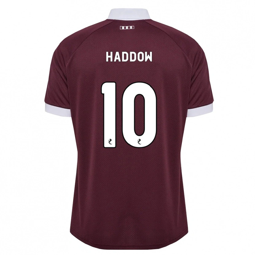 Danxen Damen Aiden Haddow #10 Burgunder Weiß Heimtrikot Trikot 2026/27 T-Shirt