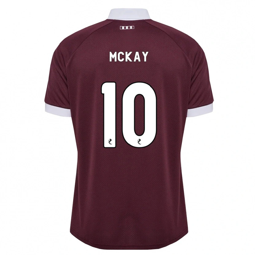 Danxen Damen Barrie Mckay #10 Burgunder Weiß Heimtrikot Trikot 2026/27 T-Shirt