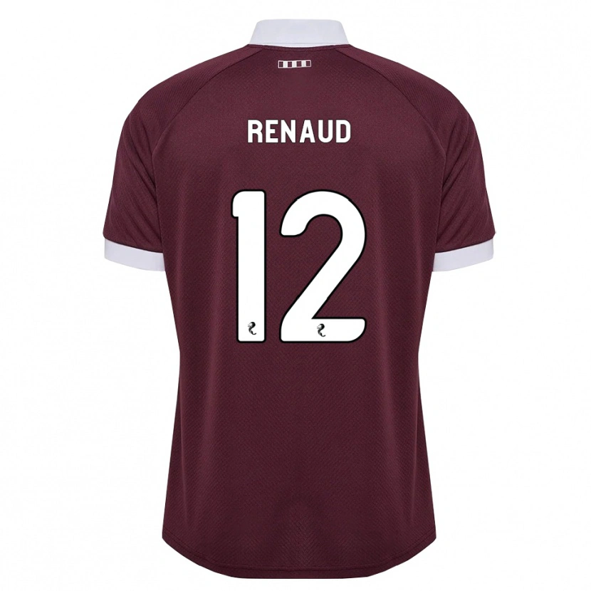 Danxen Damen Tom Renaud #12 Burgunder Weiß Heimtrikot Trikot 2026/27 T-Shirt
