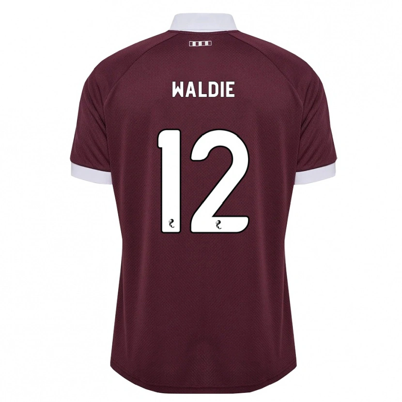 Danxen Damen Lizzie Waldie #12 Burgunder Weiß Heimtrikot Trikot 2026/27 T-Shirt