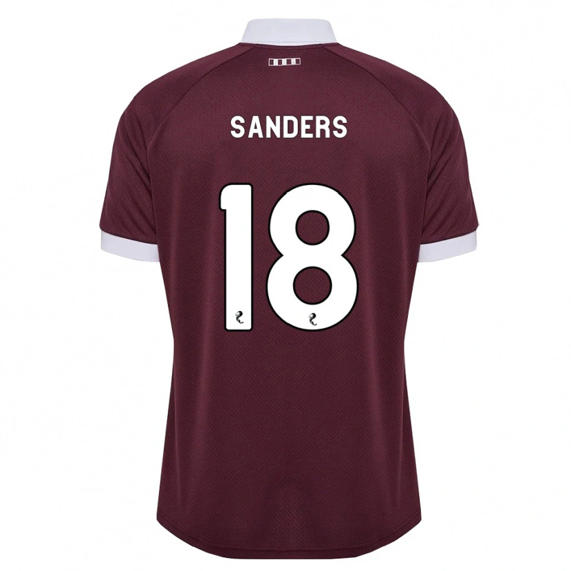 Danxen Damen Charlie Sanders #18 Burgunder Weiß Heimtrikot Trikot 2026/27 T-Shirt