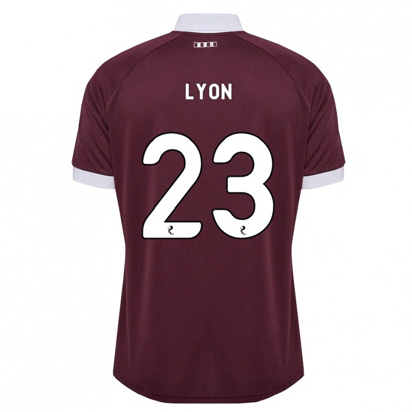 Danxen Damen Jack Lyon #23 Burgunder Weiß Heimtrikot Trikot 2026/27 T-Shirt