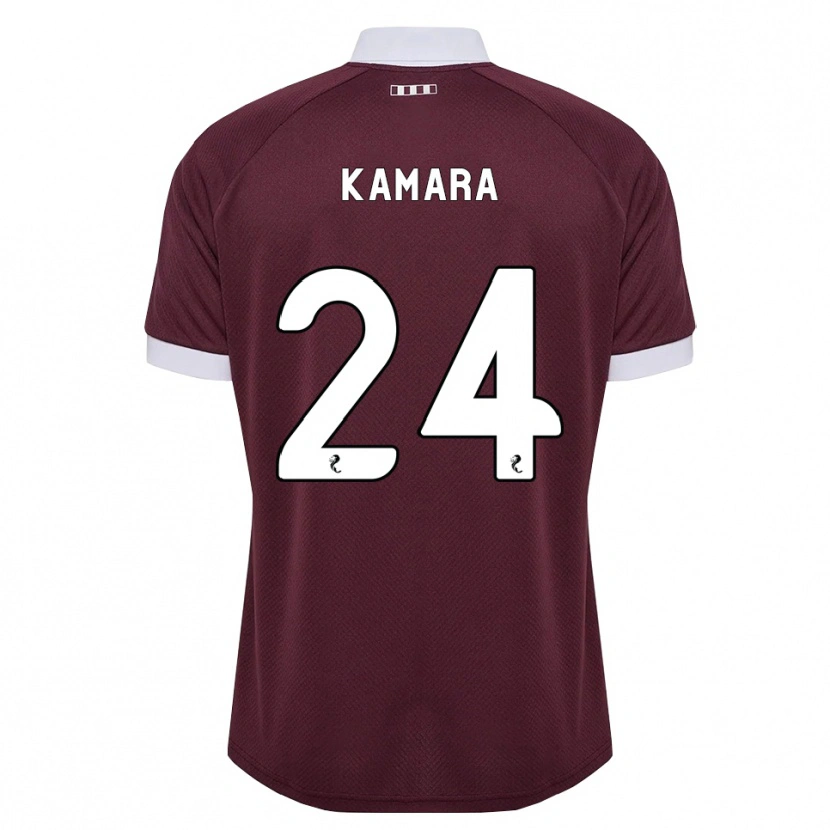 Danxen Damen Mj Kamson-Kamara #24 Burgunder Weiß Heimtrikot Trikot 2026/27 T-Shirt